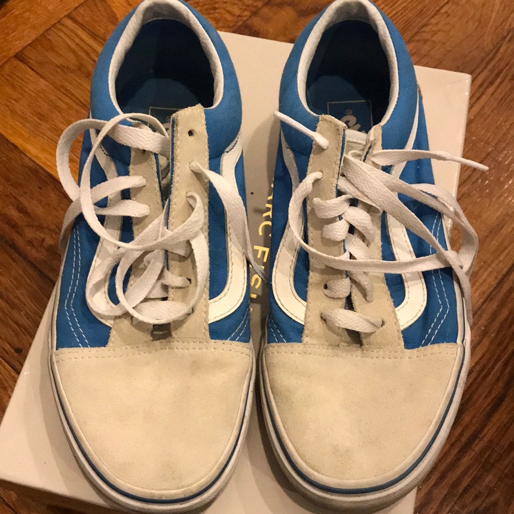 Blue and tan Vans!